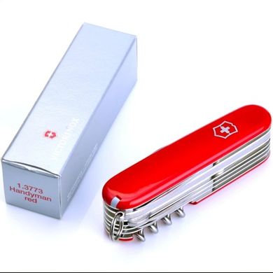 Нож швейцарский Victorinox Handyman 1.3773 красный, 91мм, 24 функции, Красный